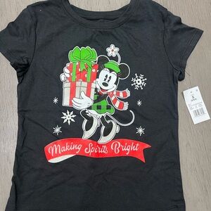 * NWT* Disney Kids Minnie Mouse Holiday Tee
